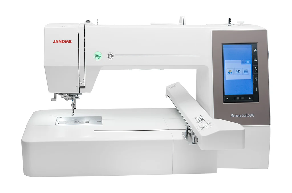 Janome Memory Craft 550E — пример техники бренда Janome