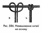 Две поперечные вставки макраме — рисунок 2